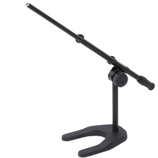 M-02:<br>Statyw do mikrofonu na biurko z długim teleskopowym ramieniem